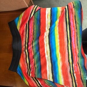 Copper Key Black and Multicolor Skirt